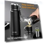 Portable Vacuum Thermos with Tea-Water Separation — Travel Drinkware, Cosy Homes
