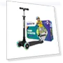 3 Wheel Kick Scooter — Helmets, HighMaster