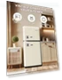 Retro Double Door Refrigerator with Freezer — Mini Fridges, Anypro