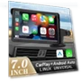 7-inch Wireless Carplay and Android Auto Car Radio Multimedia Video Player Portable Touch Screen — Stereo Receivers, Meiteai-All