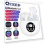 High-Power Bluetooth Earbuds — In-Ear Headphones, QUEED
