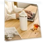Thermal Mug with Temperature Display — Beverage Warmers, Kitchen artifact