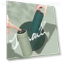 Vacuum mug with touch LCD screen — Beverage Warmers, Kitchen artifact