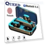 Bluetooth Headset with Touch Screen and Digital Display — Audio Gear, QUEED