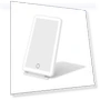 Folding Travel Makeup Mirror with LED Lighting — Compact & Travel, Makeup Kits