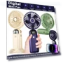 Mini Portable Fan with Smart LED Digital Display — Portable Cooling Solutions, Factory Discount Outlet