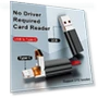 USB Card Reader 2-in-1 — Memory Card Adapters, electronic