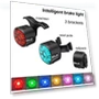USB Rechargeable Bicycle Rear Light with Smart Brake Sensor — Bike Headlights, GIYO