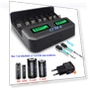 8 Slot LCD Display USB Smart Battery Charger — Chargers, PALO
