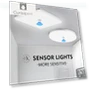 LED Ceiling Light with Automatic PIR Motion Sensor — Overhead Lighting, Your Warm Home