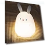 Silicone LED Rabbit Lamp — Night Lights, Four season household daily use