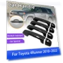Carbon Fiber Smart Door Handle Cover — Car Door Entry Guard