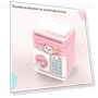 Multifunctional Cartoon Electronic Piggy Bank with Voice — Savings & Piggy Banks, Simple and warm