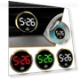 Touch-Type ABS Glowing Car Clock — Clock, 888 Auto Parts Town