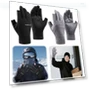 Winter Fingerless Cycling Gloves with Touchscreen — Gloves & Mittens, Rainbow Rain