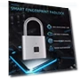 Smart Fingerprint Padlock — Padlocks & Hasps, Explorer Outdoors