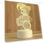 Custom Kids 3D Touch LED Night Light — Night Lights, Zhou Yajin