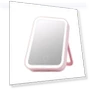 LED Cosmetic Mirror with Touch Screen — Compact & Travel, Makeup Kits