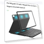 Magnetic Case with Wireless Keyboard — Keyboard Cases, HZ-C