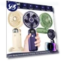 Mini Portable Fan with Smart LED Digital Display — Portable Cooling Solutions, TOP HOME