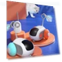 Intelligent Dual Mode Electric Gravity Running Car Cat Toy — Cat Playthings