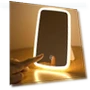 LED Folding Vanity Mirror with Touch Screen — Compact & Travel, Great3C
