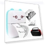 Portable Thermal Printer with PU Bag — Printer Parts, KGG Kids Smart Watch