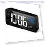 Digital Alarm Clock with Dimmable LED Display — Alarm, Factory Discount Outlet