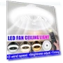 Modern LED Ceiling Fan with Remote Control — Ceiling Fans, Ideal World
