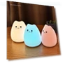 Touch-sensitive silicone night light in the shape of a cat — Night Lights, Great3C