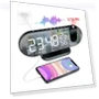 Double Loud Smart Alarm Clock with Projection — Alarm, We Satisfied
