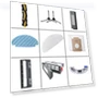 Dust bag, main/side brush, filter, disposable mop cloth — Parts & Accessories, YanBan