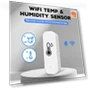 Wireless Smart WiFi Temperature and Humidity Sensor — Smart Home Security, OmniShop