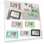 Electronic Clock with Large LCD Display and Temperature Humidity Meter — Home Climate Control, Cyprinoid