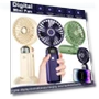 Mini Portable Fan with Smart LED Digital Display — Portable Cooling Solutions, Chic Interiors