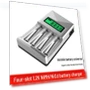 Smart LCD Charger with 4 Slots — Chargers, TrendVibeCN