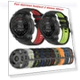 Double Colored Replacement Strap — Smartwatch Straps, Agood