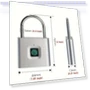 Mini Smart Fingerprint Padlock — Luggage Locks, Stone Home