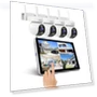 4MP Wireless NVR Kit with 10.1-inch Touchscreen Monitor — Complete Surveillance Systems, SriHome