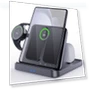 3-in-1 Wireless Charging Station for Samsung Galaxy Z Fold, Earphones & Smart Watches — Smartwatch Charging Solutions, Samsung
