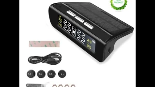 Система контроля давления и температуры в шинах автомобиля TPMS bluetooth с внешними датчиками