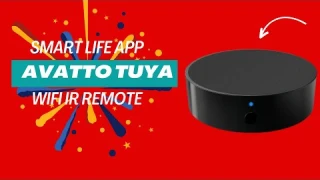 AVATTO Tuya WiFi IR Remote Universal Infrared Control Smart Life APP works with Alexa, Google Home