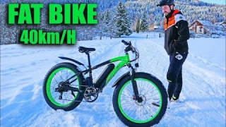 SNOW BIKE TEST: A POWERFUL ELECTRIC FAT BIKE! (GOGOBEST GF600)