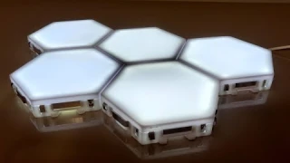 ⚡ Сенсорный светильник【Соты】Модульный LED светильник Quantum сенсорный