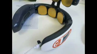 Умный импульсный массажёр для шеи и спины