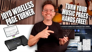 Review of the Joyo Wireless Page Turner Pedal JSP-01- Great device and easy to set up!