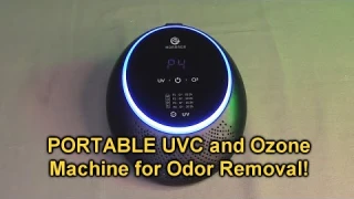 REVIEW Morrrer UVC and Ozone Machine for Odor Removal in Your Home, Car or RV. Totally Portable!