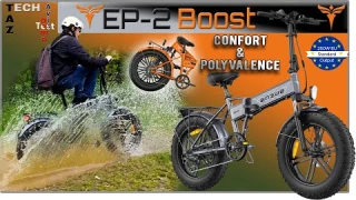 Engwe EP-2 BOOST - vélo électrique ⚡ Fatbike pliant et polyvalent - Bel Upgrade !