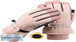SPOTFISH Snow Gloves Women Ski Gloves Waterproof Touchscreen Winter Warm Gloves Snowboarding Review