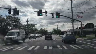 driving on Hempstead turnpike West Hempstead, New York